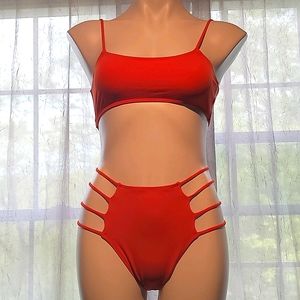 Bikini- Hot Red Orange